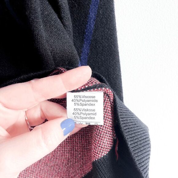 Paul Jones Mens Sweater Cardigan Button Down Tribal Medium - Picture 5 of 7